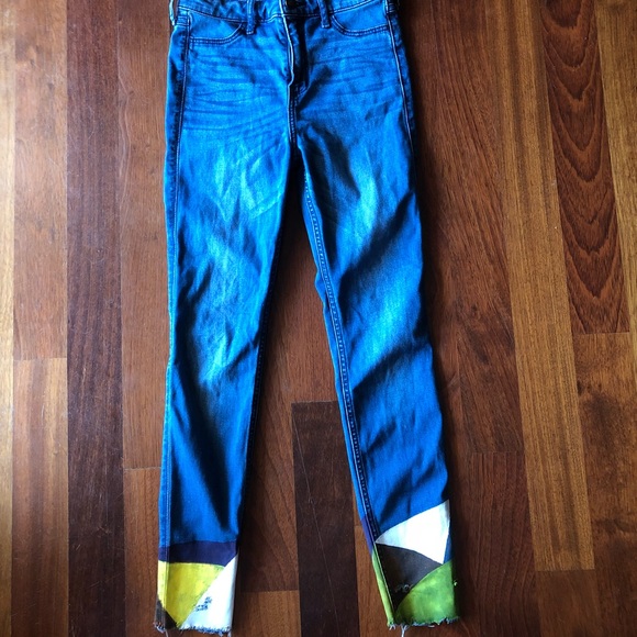 Hand painted jeans - Picture 5 of 6